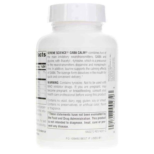 Serene Science GABA Calm Mind Lozenges, SNN